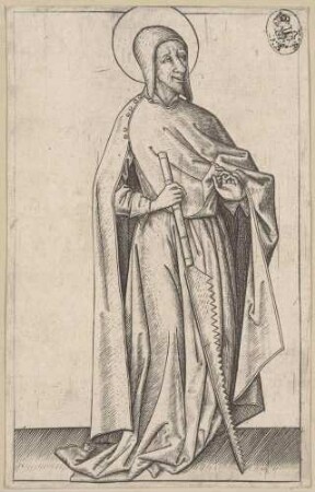 Der heilige Judas Thaddäus (aus der Folge: Der Heiland und die zwölf Apostel stehend)