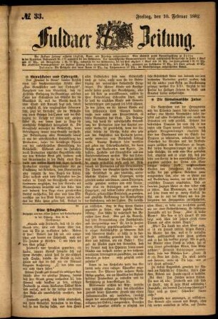 Ausgabe vom Freitag, den 10. Februar 1882.
