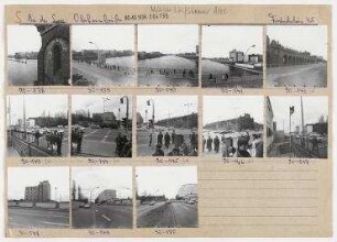 Oberlauf der Spree, Oberbaumbrücke. Berlin, Friedrichshain, Mühlenstraße/Stralauer Allee