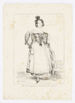 Costume allemand à la fin du XVIe. siècle