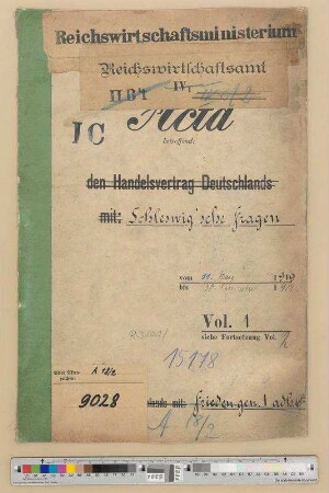 Schleswig'sche Angelegenheiten: Bd. 1