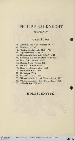 Phillipp Bauknecht (Nr. 40-55)