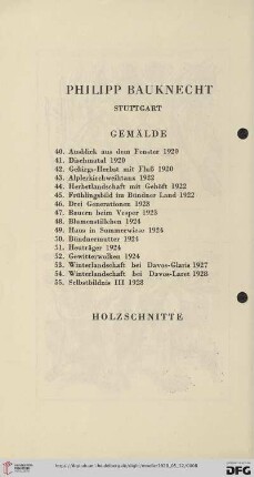 Phillipp Bauknecht (Nr. 40-55)