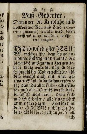 Buß-Gebetter ...