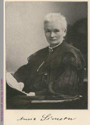 Porträt von Anna Simson