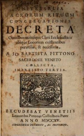 Universalia Sacrorum rituum congregationis decreta