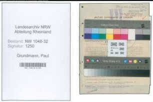 Entnazifizierung Paul Grundmann , geb. 18.06.1886 (Ingenieur)