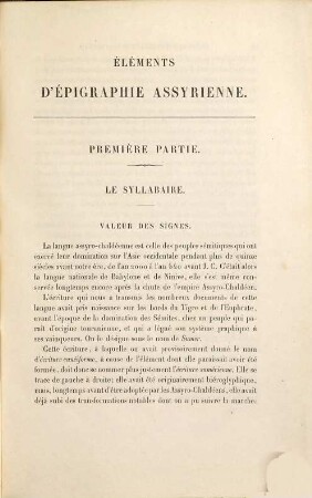 Manuel de la langue assyrienne : I. Le syllabaire. II. La grammaire. III. Choix de lectures. Éléments d'épigraphie assyrienne