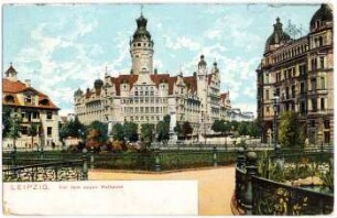 Leipzig : vor dem neuen Rathause
