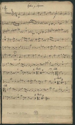 Hoboe z. Sopran [Schreiber: Hochmuth]