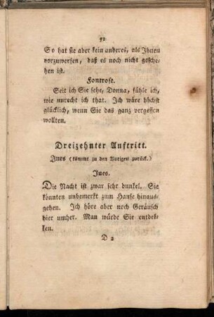 Dreizehnter Auftritt. Ines [...]