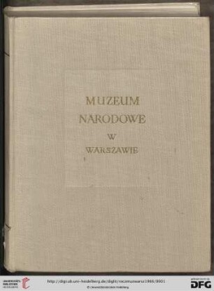 10: Rocznik Muzeum Narodowego w Warszawie