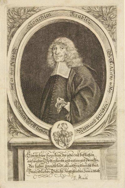 Joachim Krabler; geb. 27. Juni 1619; gest. 26. Mai 1689