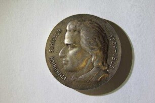 Friedrich-Schiller-Medaille der Universität Jena für hervorragende Leistungen in Silber
