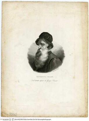 Porträt des Benvenuto Cellini