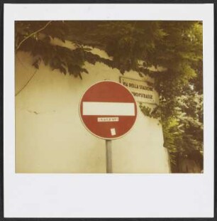 Verkehrsschild in Neumarkt in Südtirol