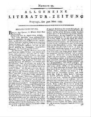Meiners, C.: Briefe über die Schweitz etc. (Beschluß des Nro. 51. abgebrochnen Artikels.)