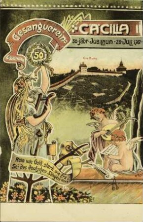 Gesangverein Esslingen: Cäcilia, 50jähr. Jubiläum 1907