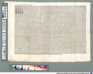 (M)auricius Dei & Apostolicae sedis gratia Episcopus Eisteten[sis] ... Iudex & executor unicus ad infrascripta à Sanctissimo d[omi]no nostro Papa & sede Apostolica specialiter deputatus ...