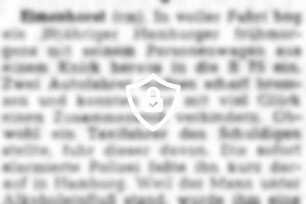 Schnell gefaßt