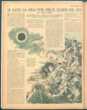 Se jugo la vida por ver el eclipse del Sol