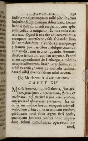 Caput XIV. De Morborum Temporibus