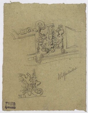 Ornamente aus Wolfenbüttel, Kartuschen (Ausschnitte)