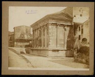 Tempel des Portunus (früher: Tempel der Fortuna Verilis), Rom: Ansicht