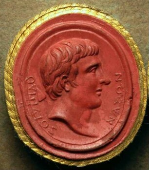 Profilbild eines Mannes (Daktyliothek, Das Alterthum nach Lippert und Visconti)