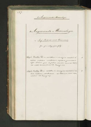 8. Angewandte Mineralogie.
