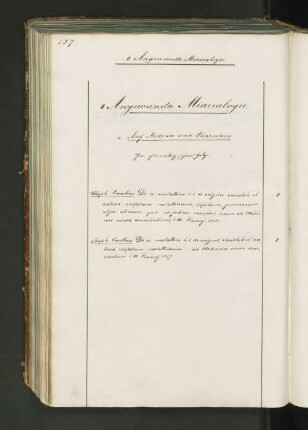 8. Angewandte Mineralogie.