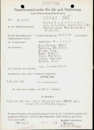 Leonhardt, Gustav