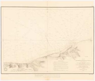Seekarte Cotes de France: Seekarte Hafen Dieppe und Umgebung, Maßstabsleiste