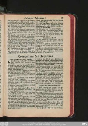 Evangelium des Johannes