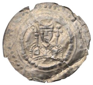 Fundmünze, Brakteat, um 1260 - 1270