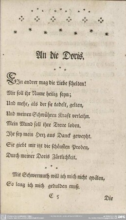 An die Doris