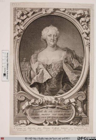 Bildnis Elisabeth Christine, römisch-deutsche Kaiserin, geb. Prinzessin zu Braunschweig-Blankenburg