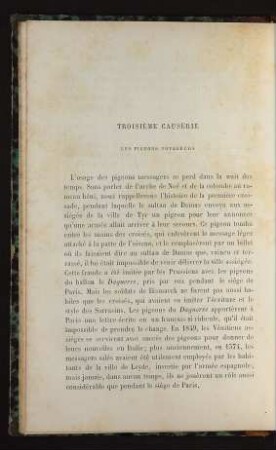 Troisième causerie [...]