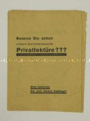 Kommunistische Propagandaschrift für Polizeibeamte zur Reichstagswahl 1932