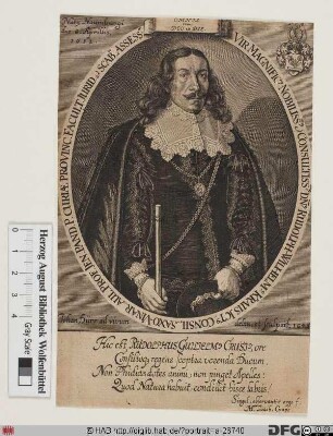 Bildnis Rudolph Wilhelm Kraus (Krause) d. Ä.