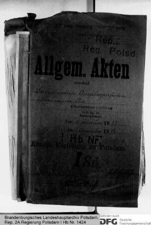 Bestimmungen über die Feuer- und Baupolizei in den Städten. Baupolizeiordnungen