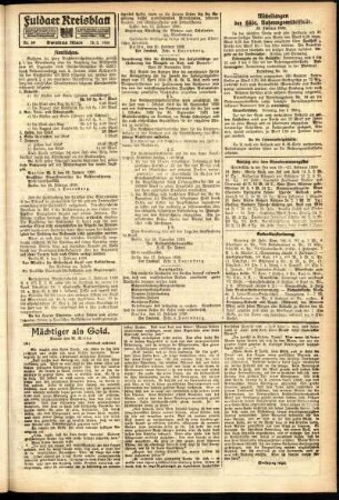 Zweite Ausgabe vom Samstag, den 28. Februar 1920.