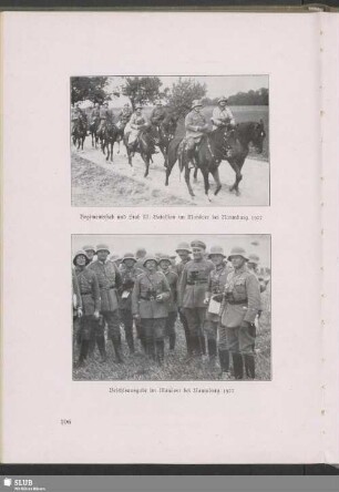 Regimentsstab und Stab III. Batallion im Manöver bei Naumburg 1927