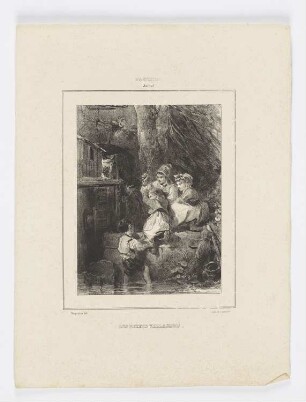 Les petits villageois, aus: "L’Artiste", Paris