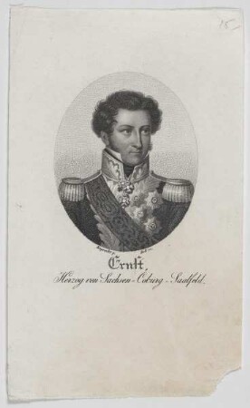 Bildnis des Herzog Ernst I. von Sachsen-Coburg-Saalfeld
