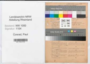 Entnazifizierung Paul Conrad, geb. 14.07.1895 (Direktor)