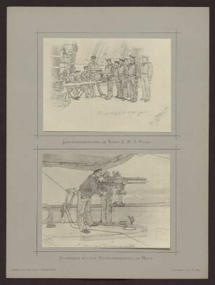 Löhnungszahlung an Bord S. M. S. Niobe.