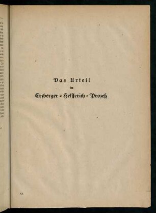 993-1056, Das Urteil im Erzberger-Helfferich-Prozeß