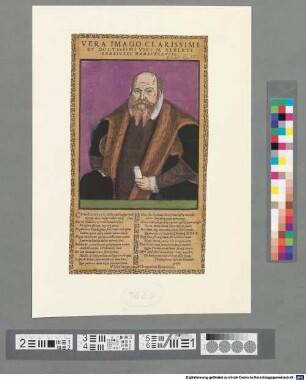 Vera Imago Clarissimi Et Doctissimi Viri M. Alberti Lemeigeri Hambvrgensis