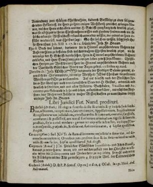 Libri Juridici Fut. Nund. prodituri.